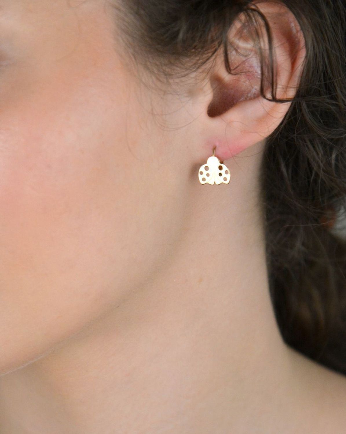 Złote kolczyki biedronki KLC-000000-384-585.jpg