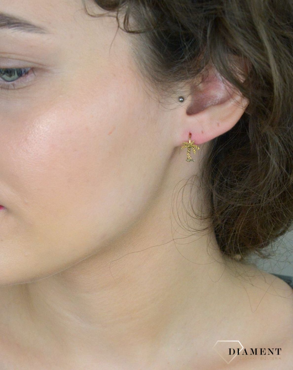 Kolczyki złote palmy pr 585, KLC-000000-418-585.jpg