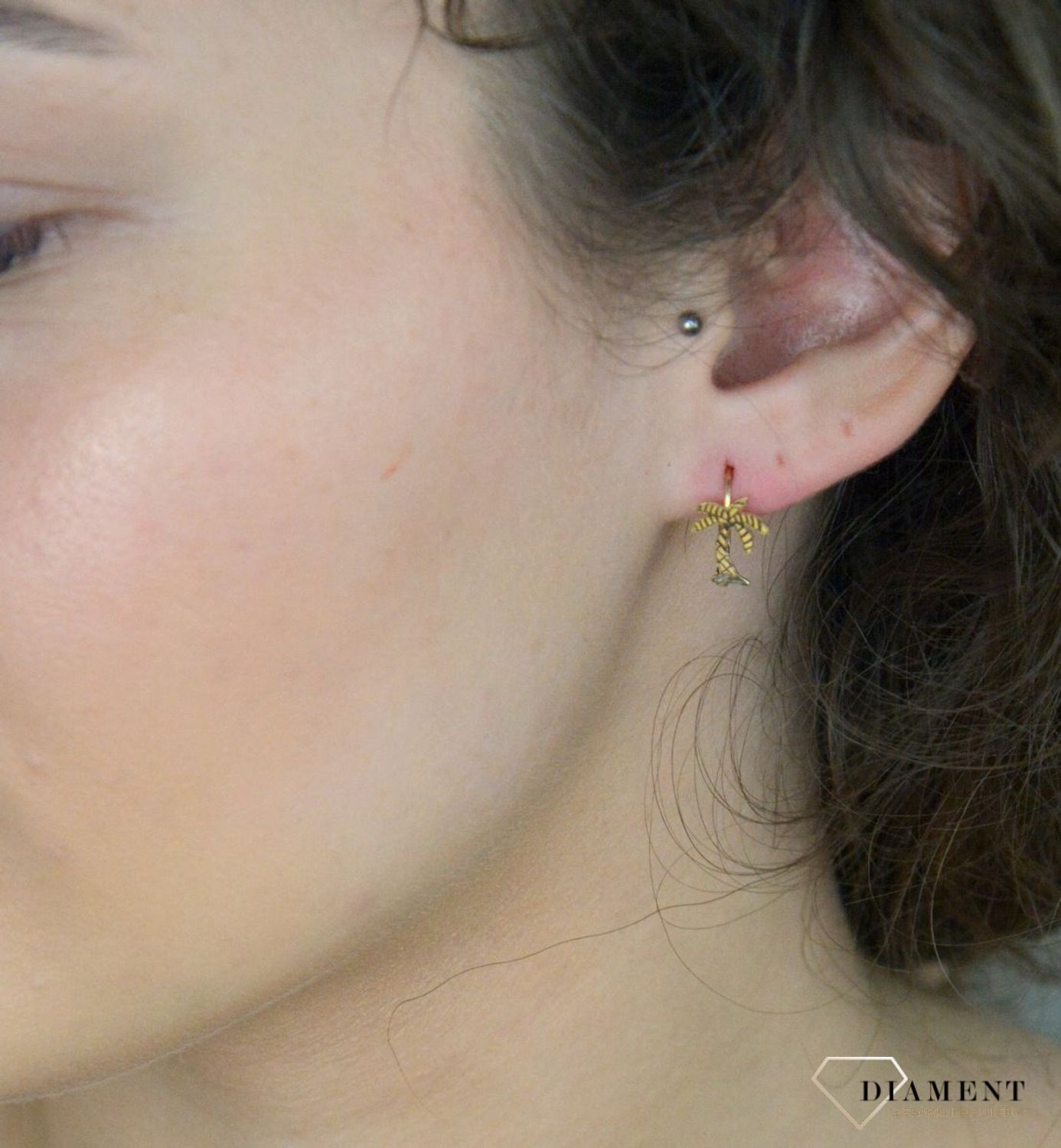 Kolczyki złote palmy pr 585, KLC-000000-418-585.jpg