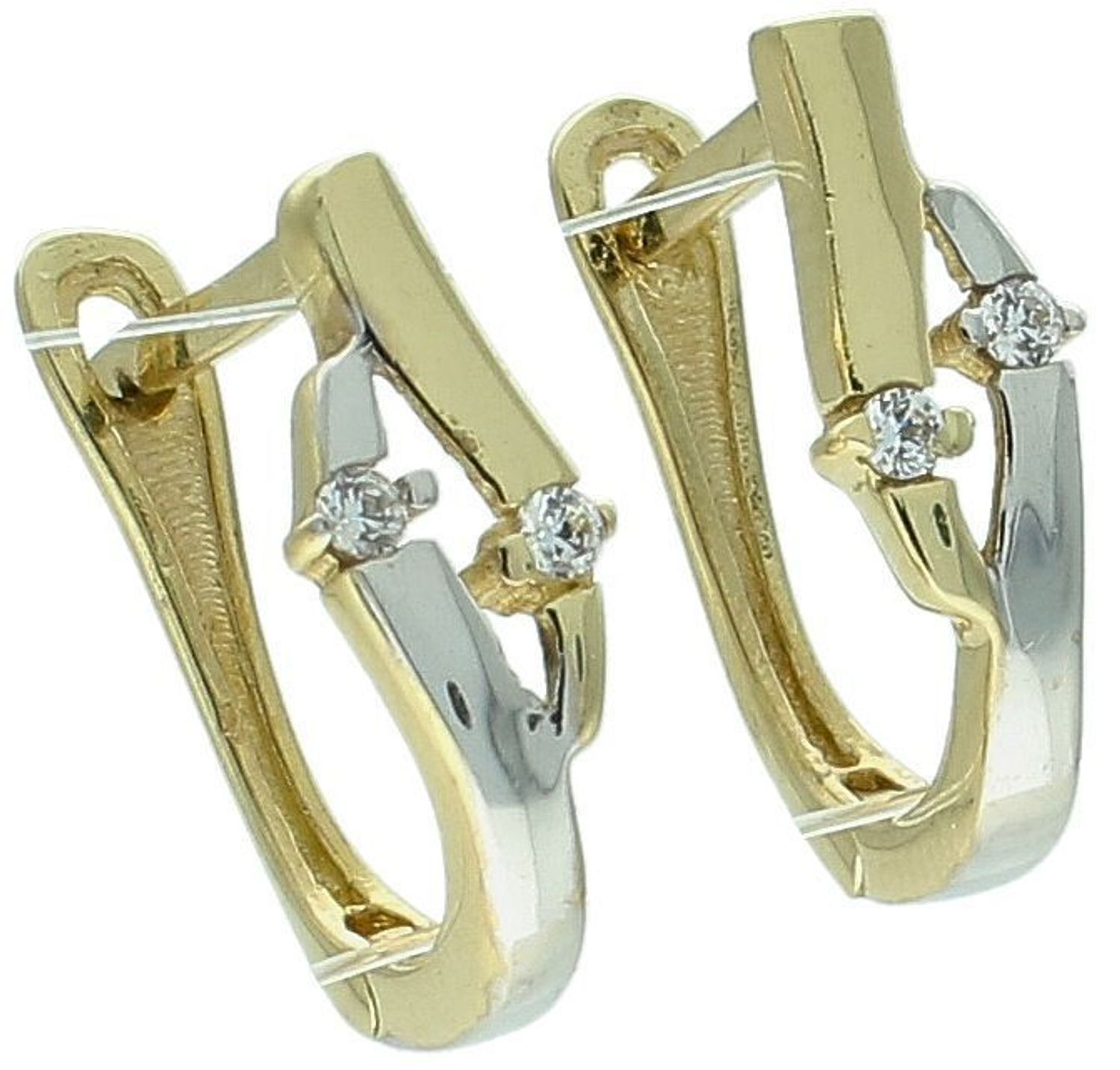 Kolczyki wiszące z białym złotem i cyrkoniami KLC-000000-429-585.jpg