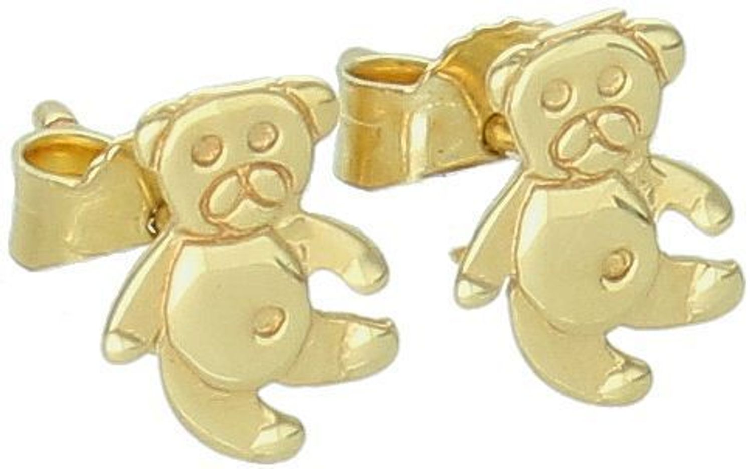 Kolczyki złote dla dziewczynki misie próba 585 KLC-000000-469-585 Złote kolczyki to klasyk, który powinna mieć każda kobieta. Prezentowany produkt to doskonała propozycja dla 1.jpg