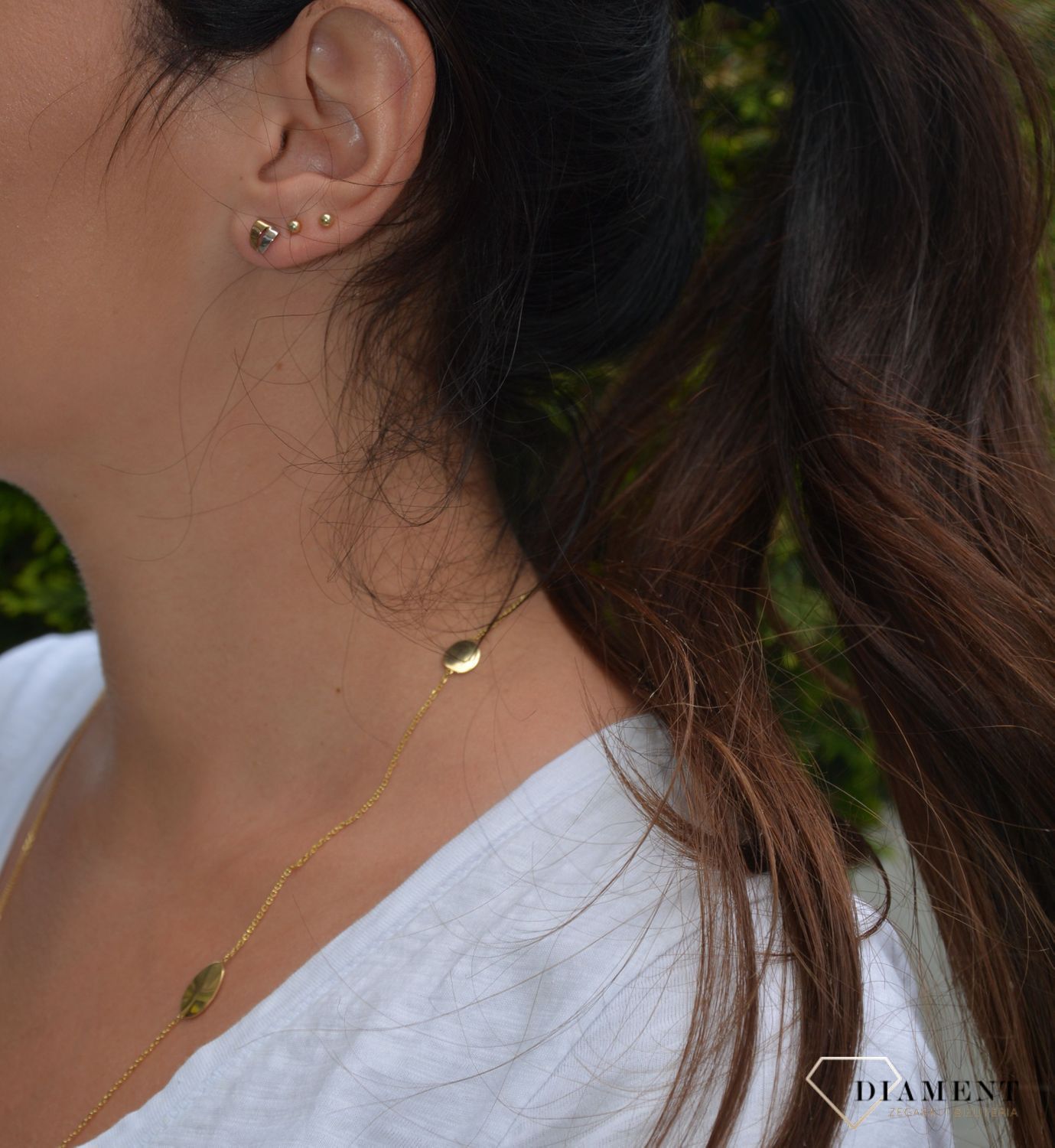 Złote kolczyki 333 białe i żółte złoto.jpg