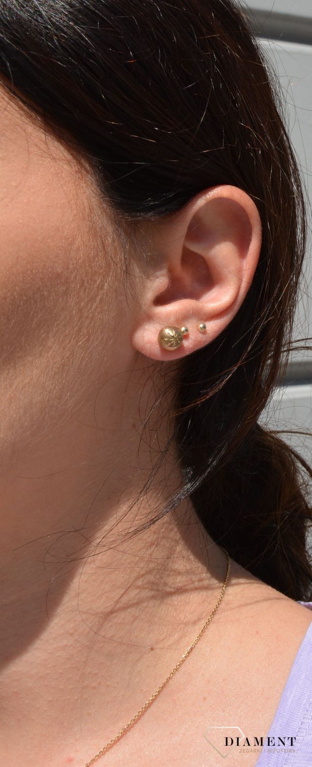 Złote kolczyki 333 ozdobne kulki.jpg