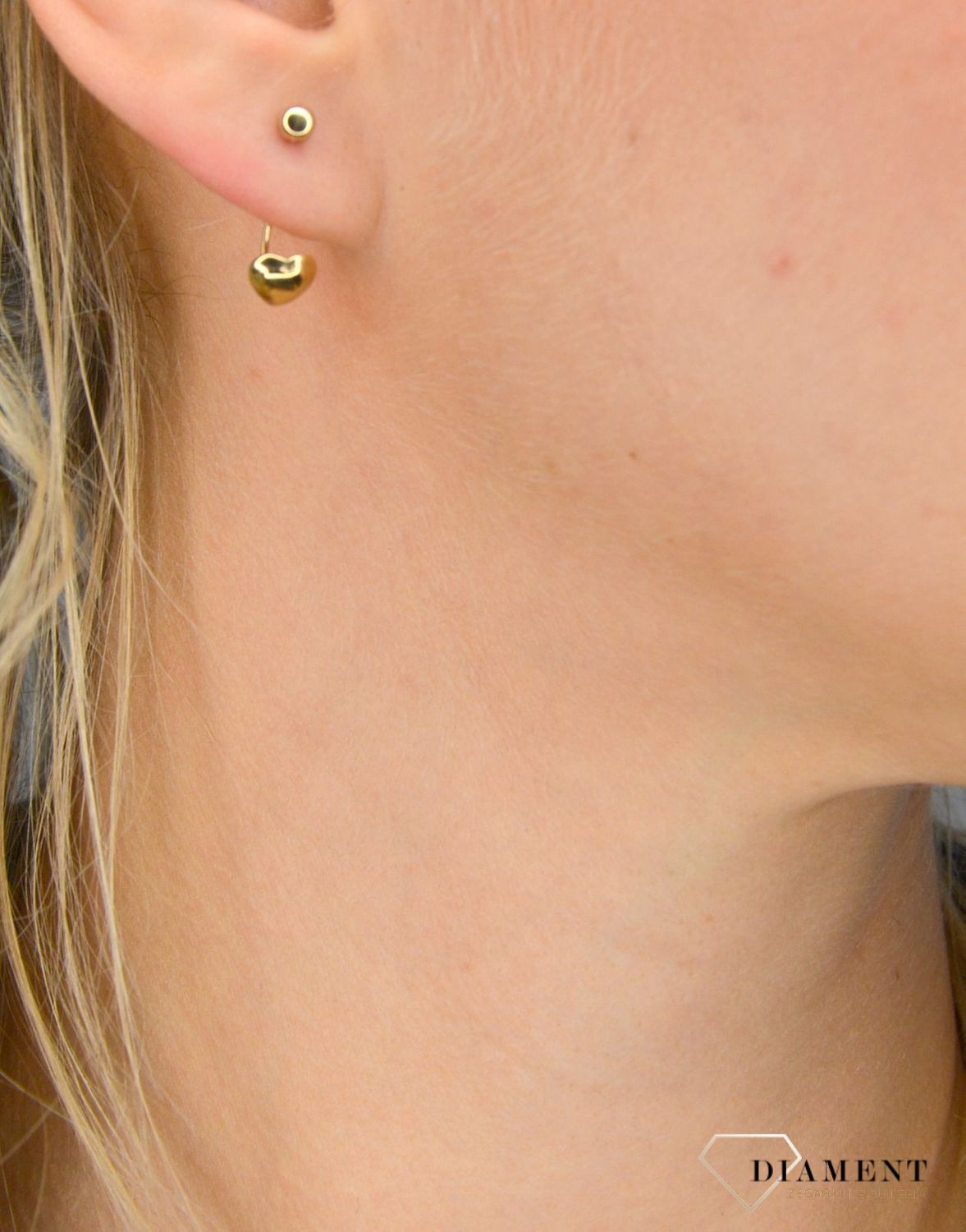 Złote kolczyki 333 serca.jpg