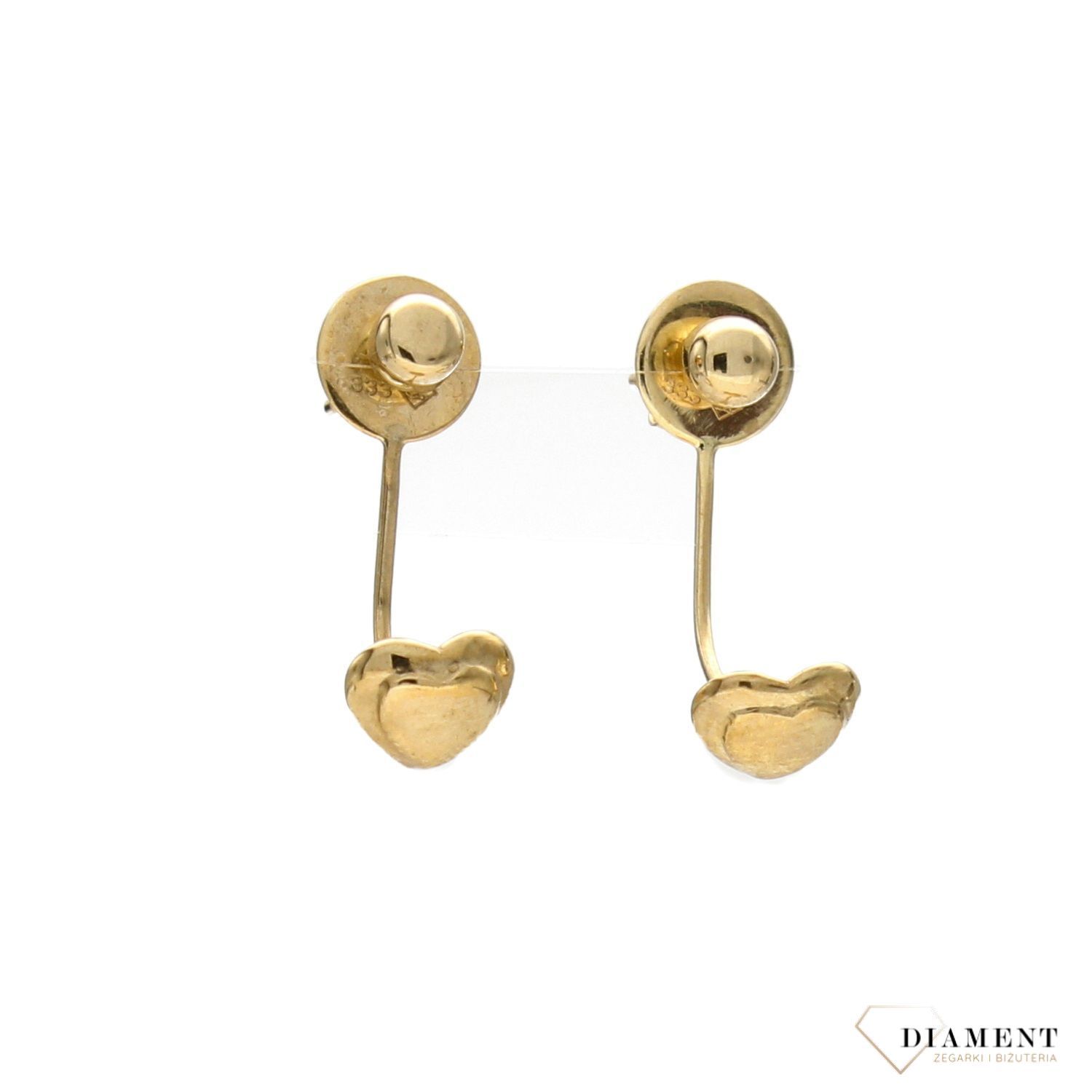 Złote kolczyki 333 serca.jpg