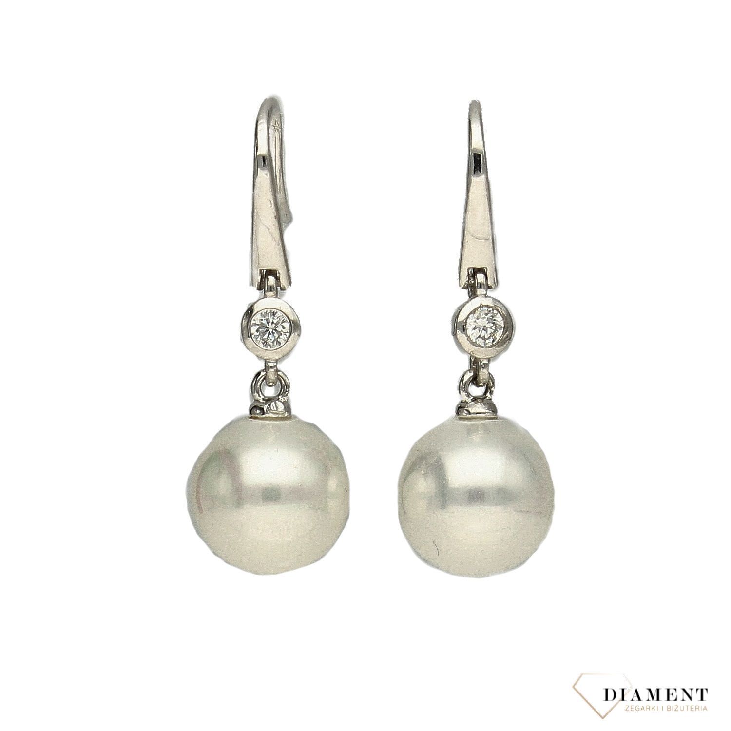 Kolczyki srebrne perełka na bigiel KLC-000000-603-925 ✅ Srebrny kolczyk z perełką na bigiel ✅ Idealny pomysł na prezent dla mamy, babci ✅10.jpg
