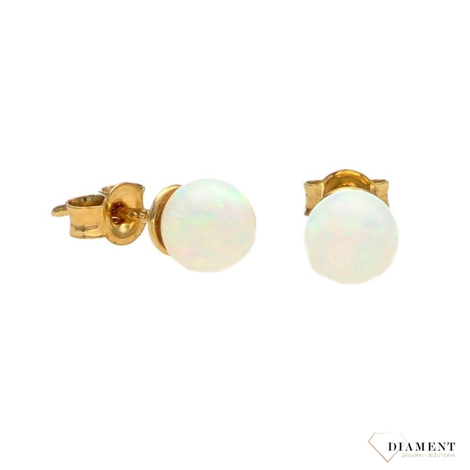 Złote kolczyki 333 opal KLC-000000-684-333.jpg