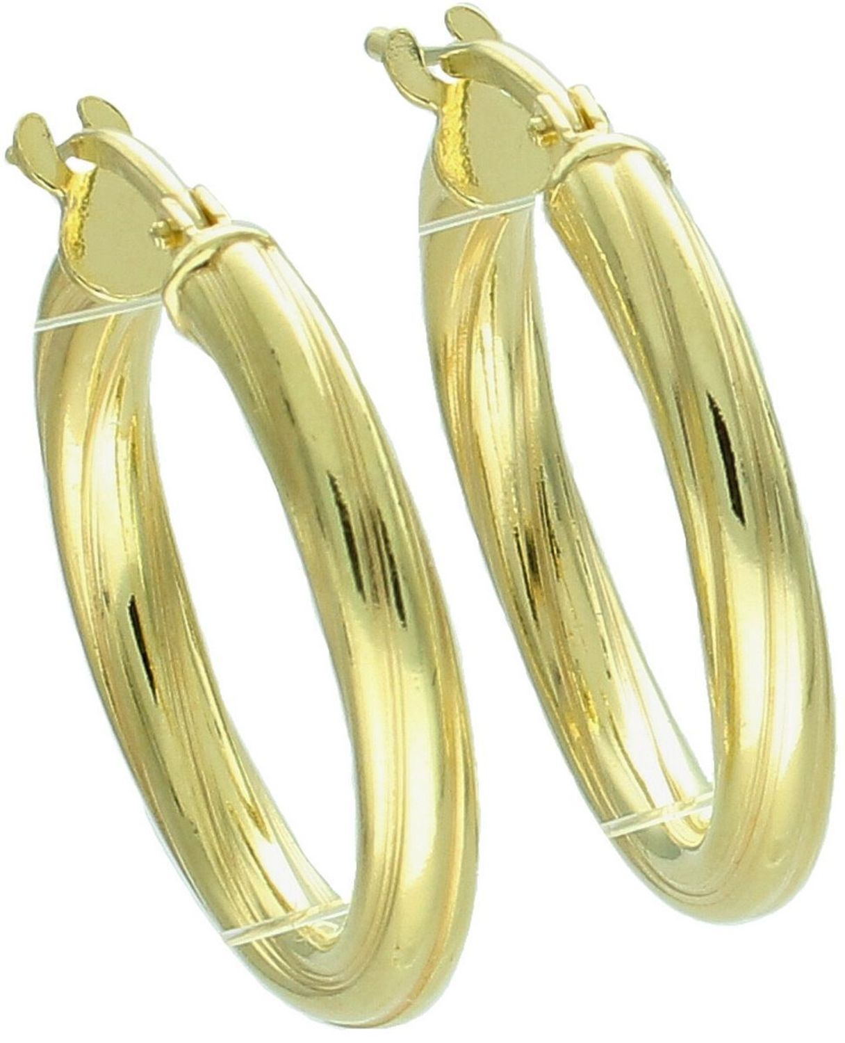 Kolczyki Damskie Srebrne Pozłacane KM2738115Z – Skręcone Koła, Zapięcie Kreol.jpg