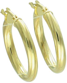 Kolczyki Damskie Srebrne Pozłacane KM2738115Z – Skręcone Koła, Zapięcie Kreol.jpg