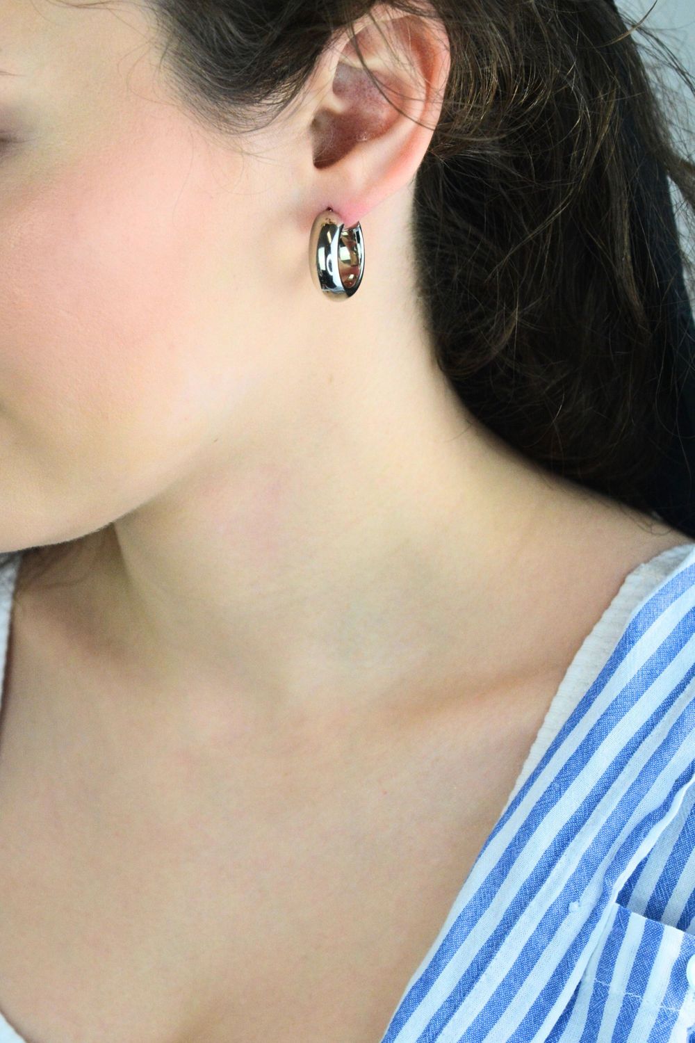 Kolczyki Damskie Srebrne KM2788615 – Klasyczne Koła, Zapięcie Kreol,.jpg