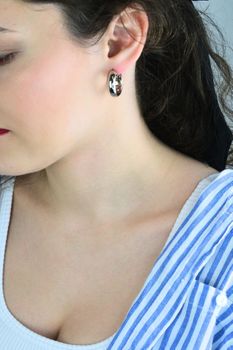 Kolczyki Damskie Srebrne KM2788615 – Klasyczne Koła, Zapięcie Kreol (1).jpg