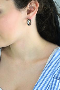 Kolczyki Damskie Srebrne KM2788615 – Klasyczne Koła, Zapięcie Kreol (3).jpg