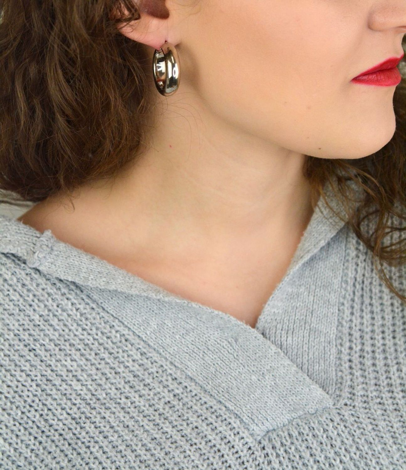 Kolczyki Damskie Srebrne KM2788620 – Gładkie Koła, Zapięcie Kreol.jpg