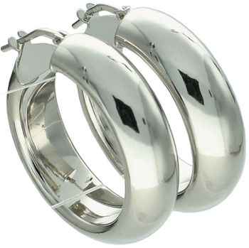 Kolczyki Damskie Srebrne KM2788620 – Gładkie Koła, Zapięcie Kreol.jpg