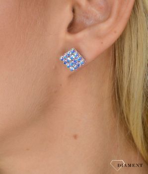 Kolczyki srebrne Swarovski Spark AURORE BOREALE KMESHAB✓ Kolczyki srebrne Swarovski Damskie w Sklepie z Biżuterią zegarki-diament (2).JPG