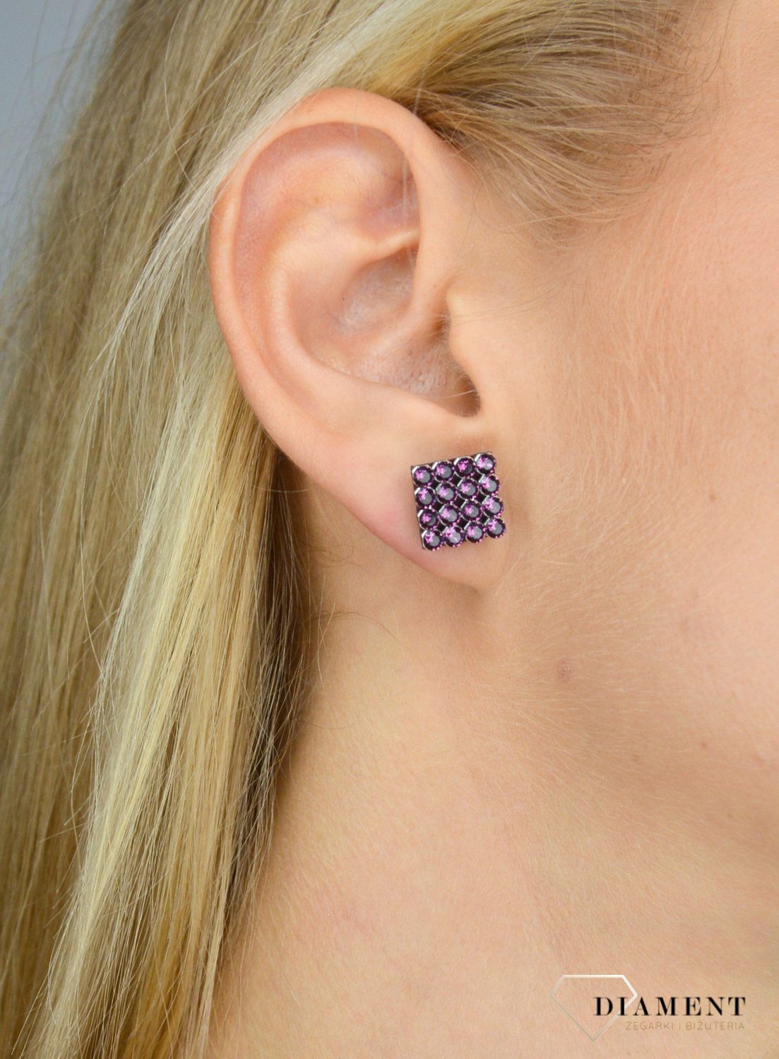 Kolczyki Mesh Studs KMESHAM.jpg