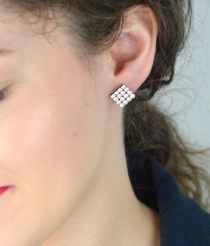 Kolczyki srebrne Swarovski Spark Mesh Studs Crystal✓ Kolczyki srebrne Swarovski Damskie w Sklepie z Biżuterią zegarki-diament.pl✓Piękne i Eleganckie Kolczyki dla Kobiet✓Prawdziwe Srebro (1).JPG