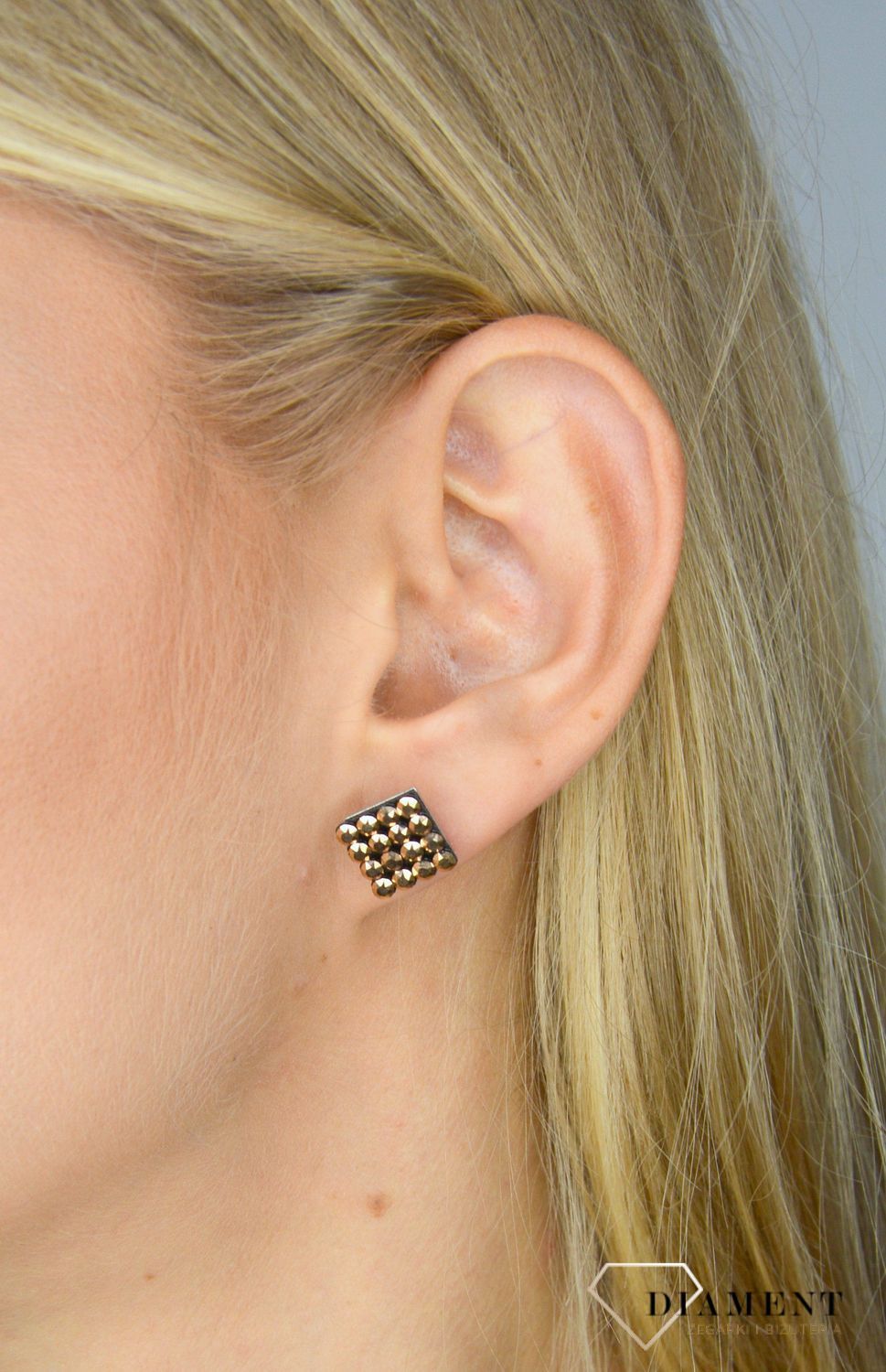 Kolczyki Mesh Studs KMESHRG.jpg
