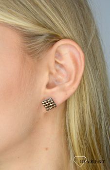 Kolczyki srebrne Swarovski Spark Mesh Studs KMESHRG✓ Kolczyki srebrne Swarovski Damskie w Sklepie z Biżuterią zegarki-diament (1).JPG