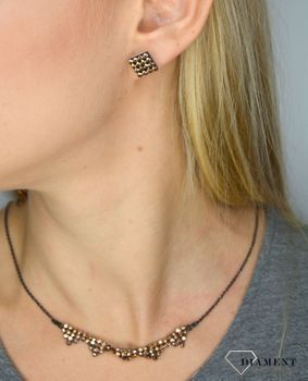 Kolczyki srebrne Swarovski Spark Mesh Studs KMESHRG✓ Kolczyki srebrne Swarovski Damskie w Sklepie z Biżuterią zegarki-diament (4).JPG