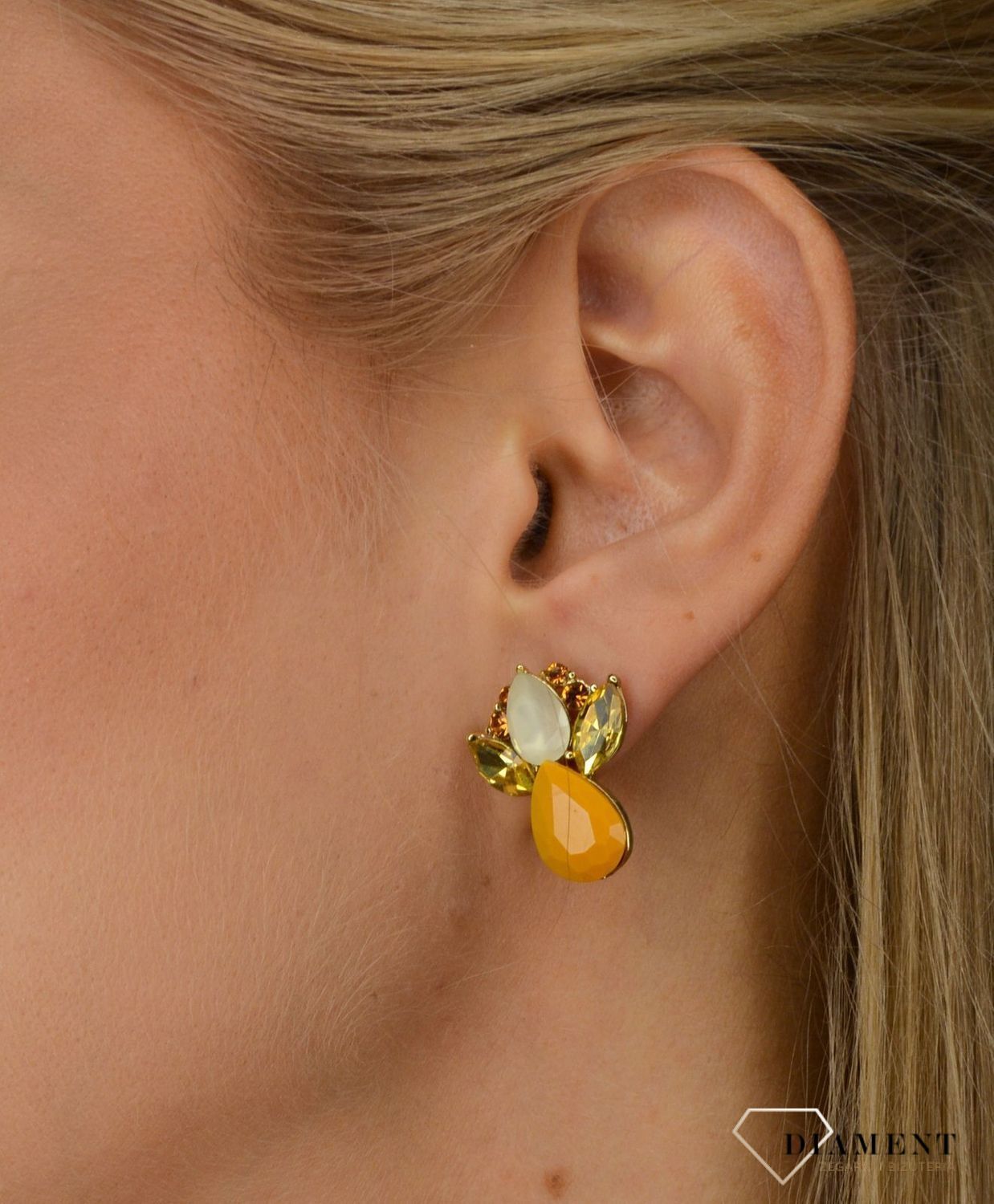 Kolczyki damskie BY DZIUBEKA z kryształami KOLSHIN005603600.jpg