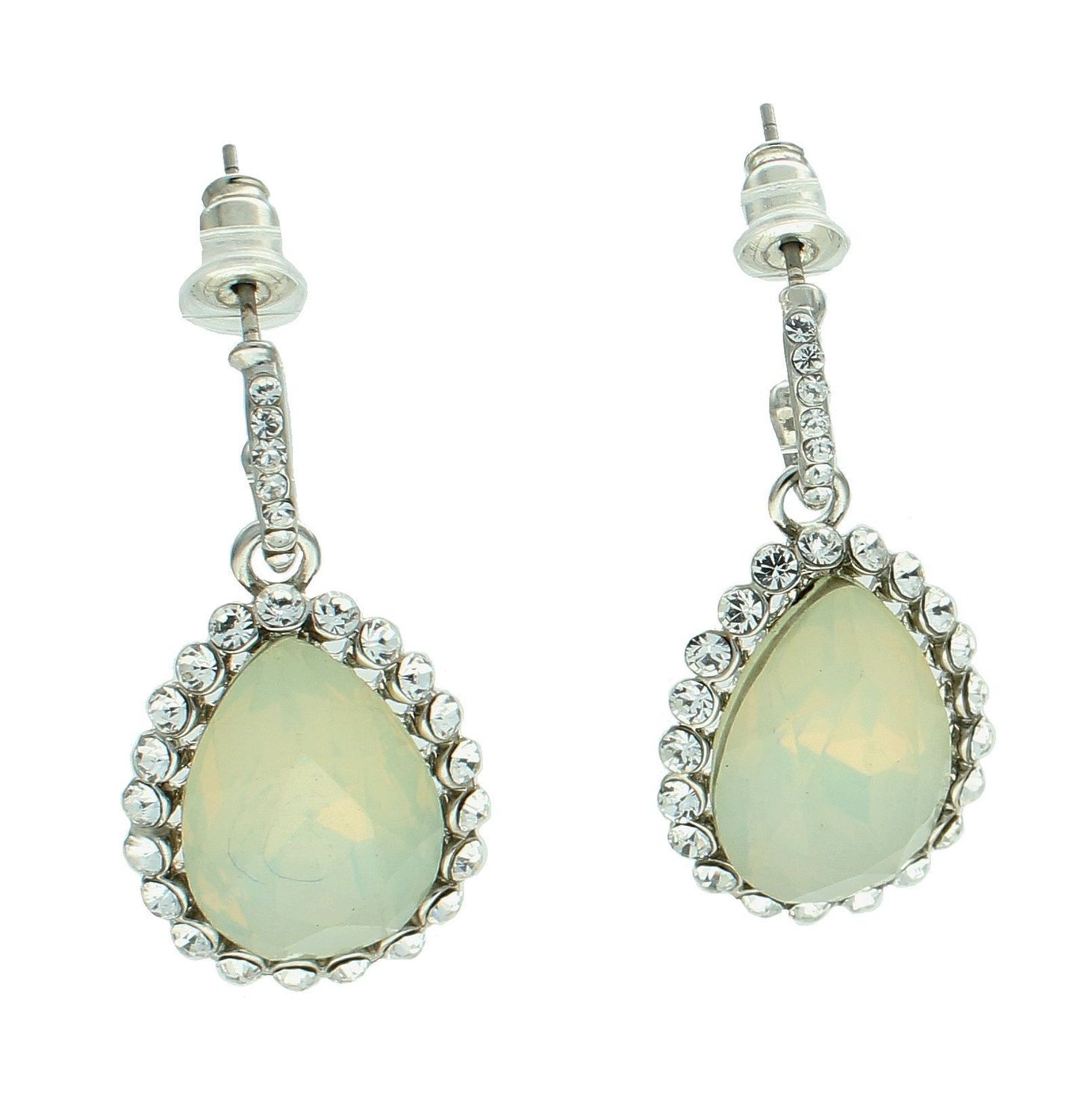 Kolczyki damskie wiszące łezki z cyrkoniami KOLSHIN023402800. Kolczyki damskie kryształki. Kolczyki wiszące łezki. Kolczyki antyalergiczne na prezent. Kolczyki na sztyft idealne na prezent..jpg