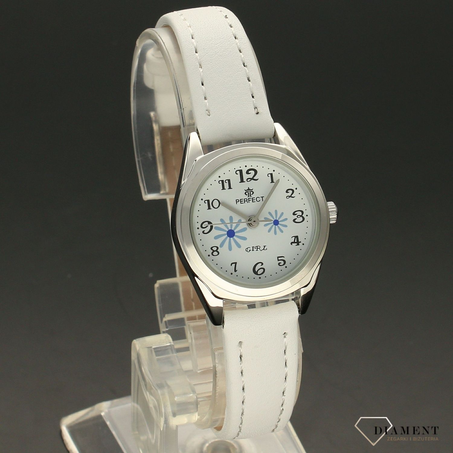 Zegarek ⌚  na komunię dla dziewczynki Perfect ' Niebieska Stokrotka ' KOMUNIA-01  (1).jpg