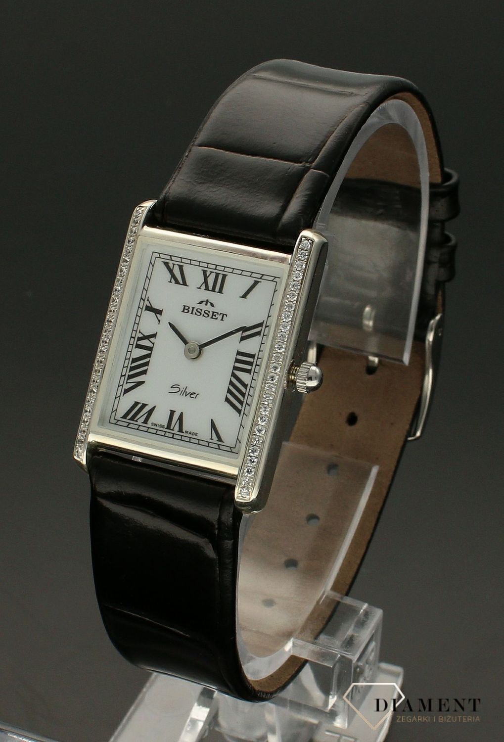 Zegarek damski srebrny Bisset Ag 925 'Elegance' KP2935 ZEGXB2SA61.jpg