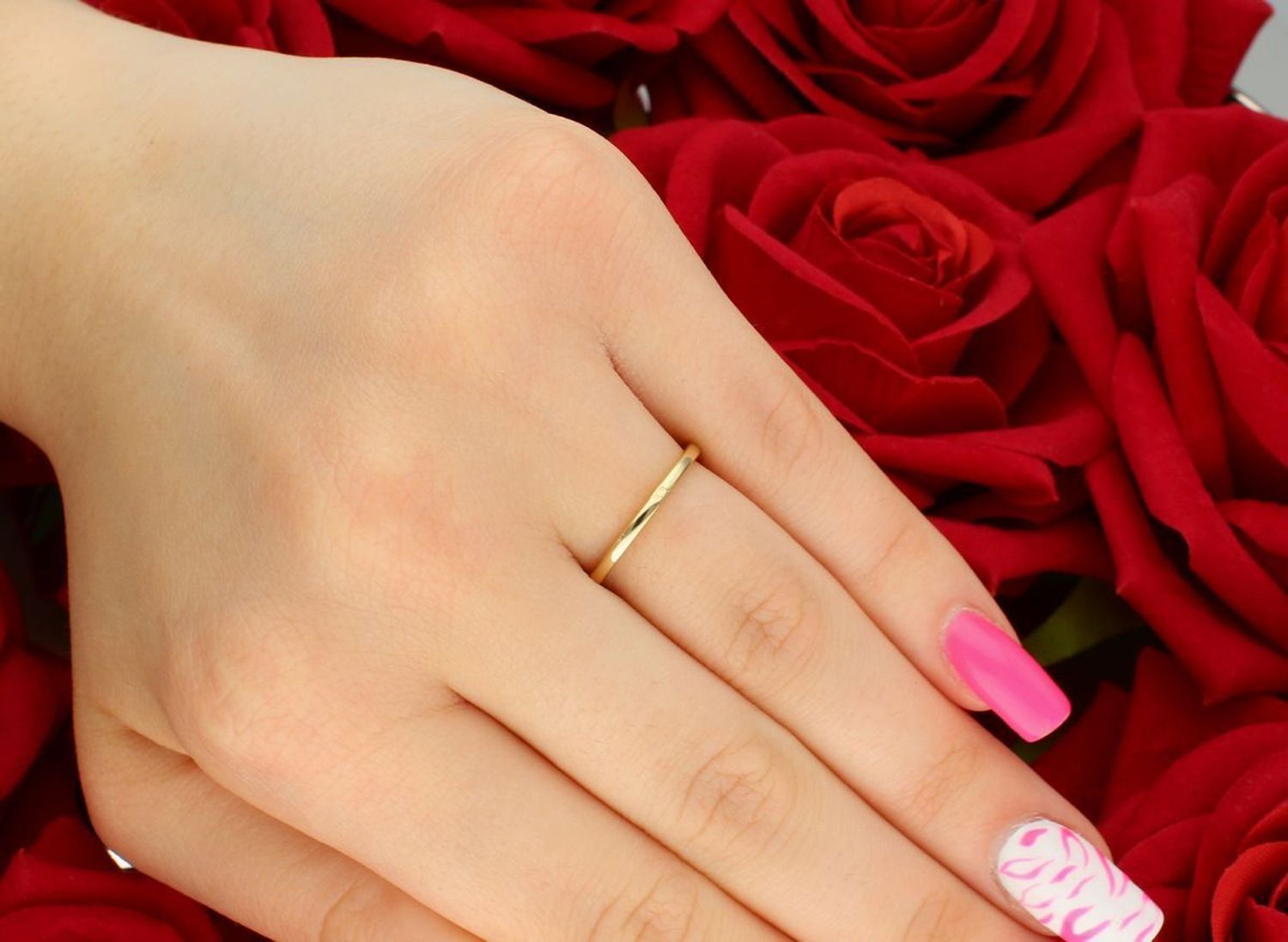 Złoty pierścionek damski z brylantem 0,30 ct HSI – KR33370Y, rozmiar 11, próba 585, Au.jpg