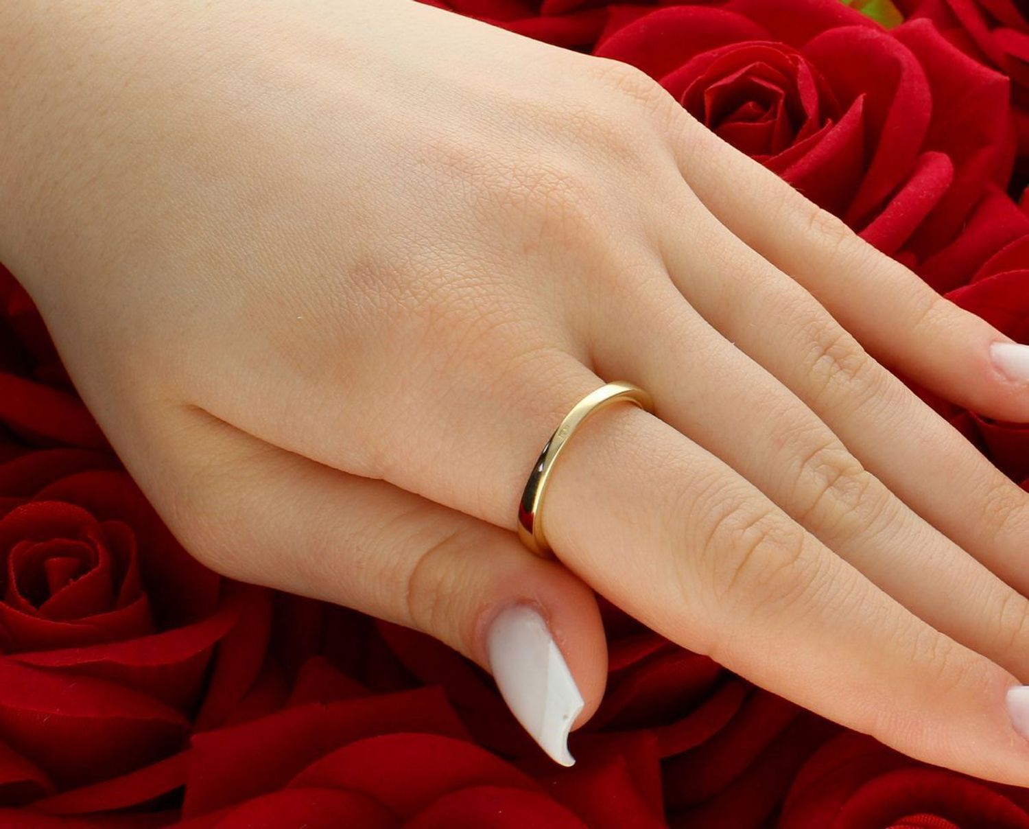 Pierścionek damski złoty 585 Pierścionek z Diamentem, pierścionek zaręczynowy 0.08 ct.jpg