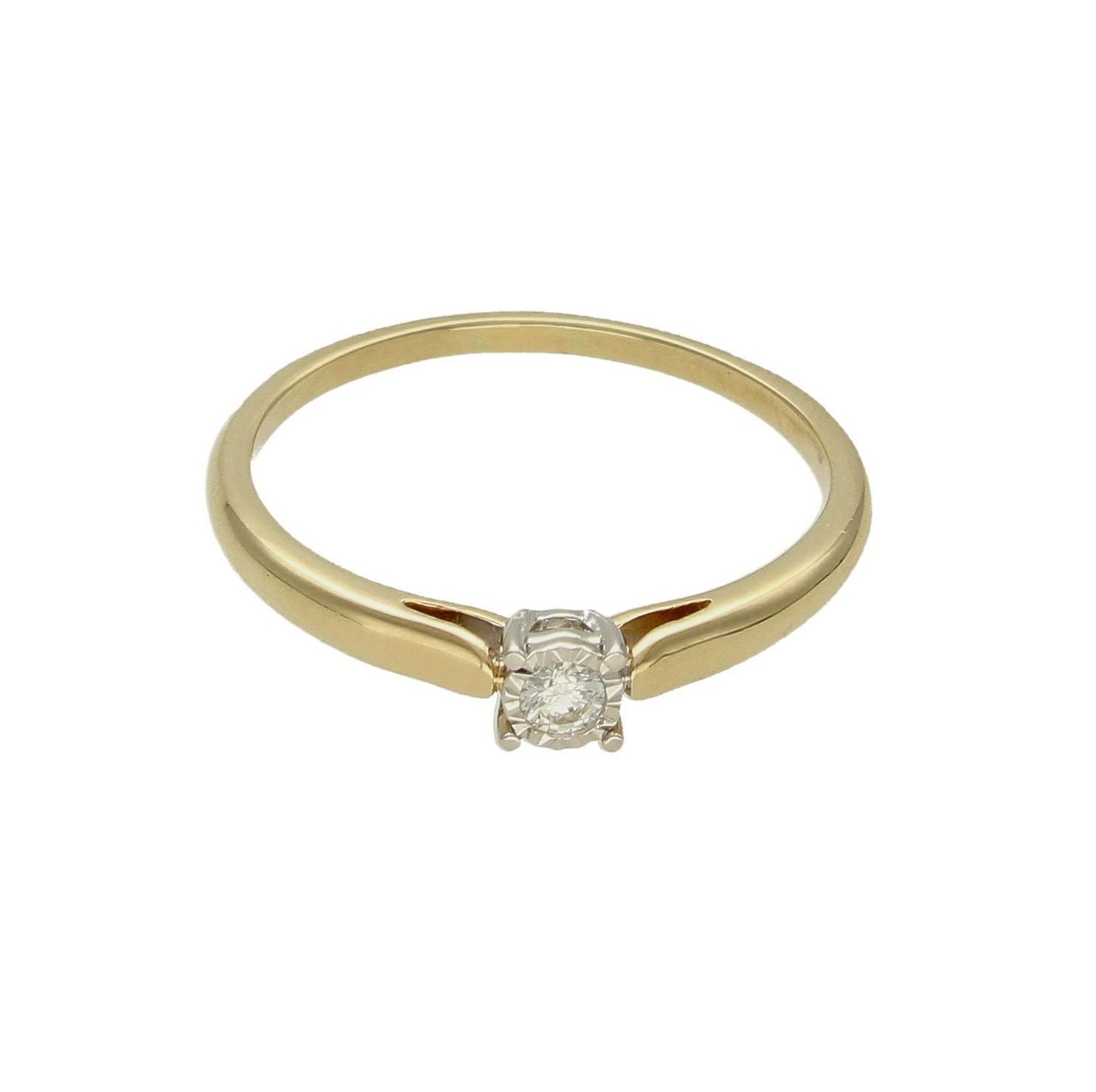 Pierścionek zaręczynowy z Diamentem  Wieczna miłość  585 Diament KR82802Y20 (2).jpg