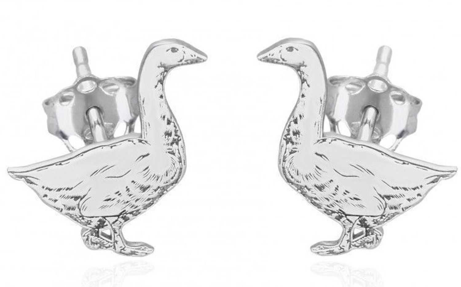 Srebrne kolczyki dziecięce 925 blaszki gęsi KS060823R. Srebrne kolczyki dziecięce. Kolczyki blaszki gęsi. Kolczyki gęsi na sztyft. Kolczyki srebrne wkrętki idealne na prezent..jpg