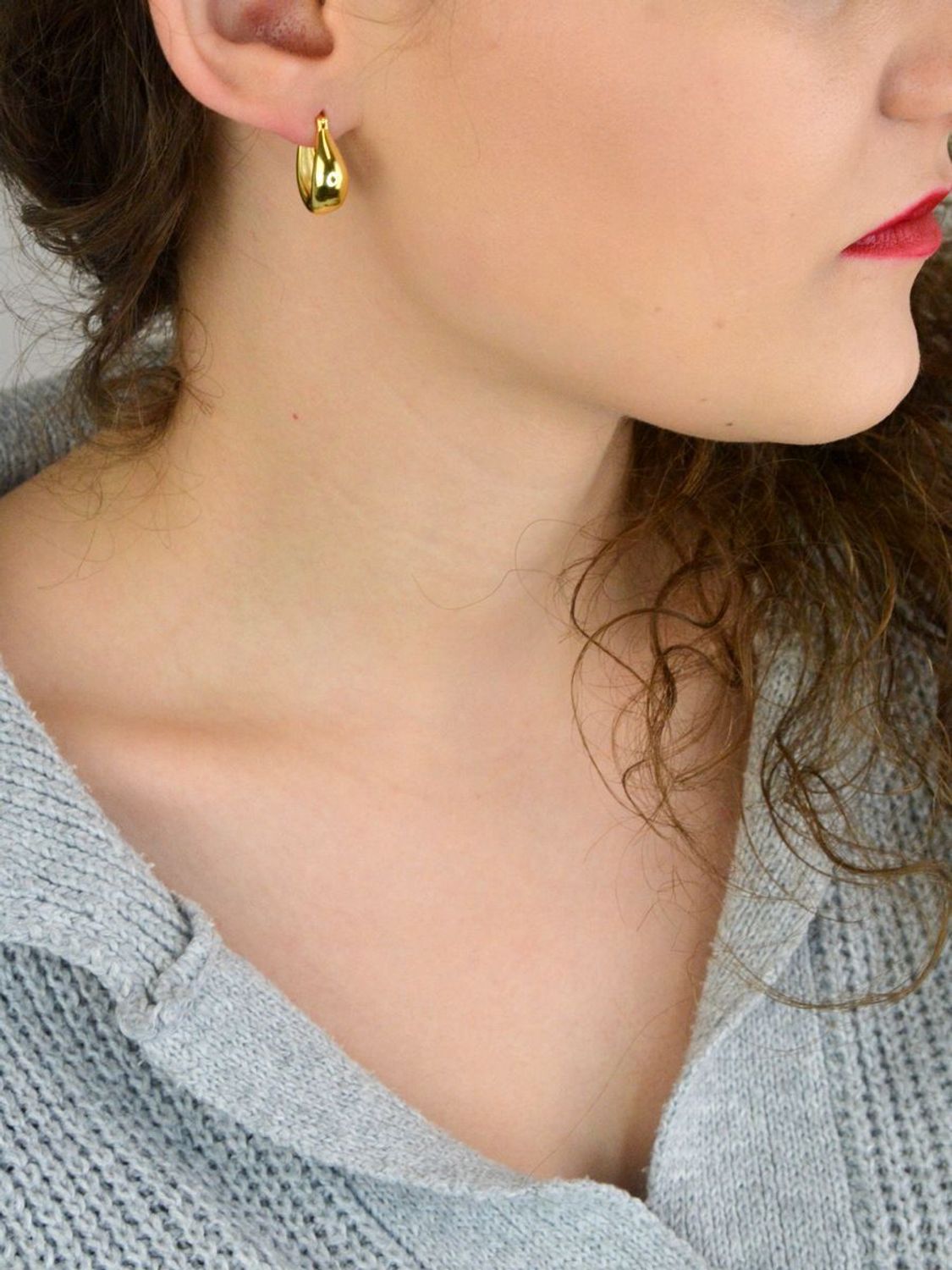 Kolczyki srebrne pozłacane KSR2296Z – eleganckie kreole 925, złocisty blask.jpg