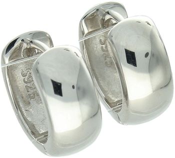 Kolczyki Damskie Srebrne KSR2305 – Gładkie Koła, Zapięcie na Zatrzask.jpg