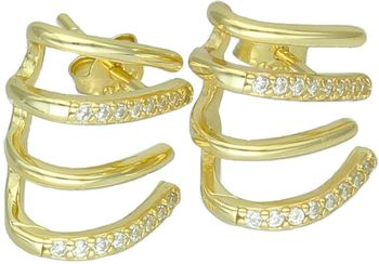 Kolczyki damskie srebrne pozłacane KSR2325Z – z cyrkoniami 925, elegancki blask.jpg