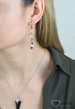 Kolczyki Pozłacane Spark Swarovski KWC4102 (1).JPG