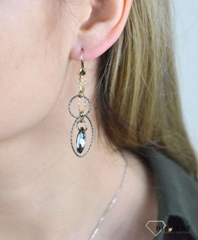 Kolczyki Pozłacane Spark Swarovski KWC4102 (3).JPG