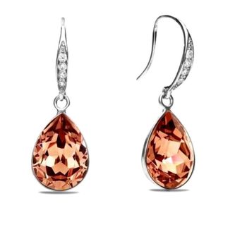 Kolczyki srebrne wiszące Swarovski Spark Classy Pear KWC432014PA✓ Kolczyki srebrne wiszące Damskie.jpg
