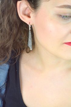 Eleganckie kolczyki ze srebra 925 z kryształami Swarovski® Silver Night. Długość 6.5 cm, zapięcie angielskie. Doskonały prezent dla kobiety z klasą! (1).JPG