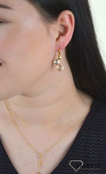 Srebrne kolczyki Lolipop Gold z kryształkami Spark Swarovski KWG11223SNJ.  Biżuteria Spark to przede wszystkim wyjątkowe kolczyki. To świetny pomysł na prezent dla ukochanej osoby. (3).JPG