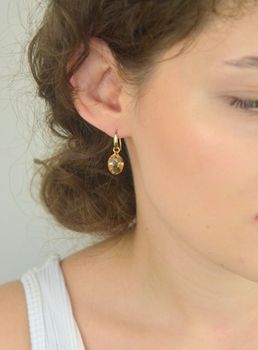 Kolczyki srebrne wiszące Swarovski pokryte złotem KWG602812GS. Kolczyki srebrne wiszące Swarovski pokryte złotem Spark Ribes Gold ✓ Kolczyki srebrne wiszące pokryte złotem Damskie w Sklepie (1).JPG