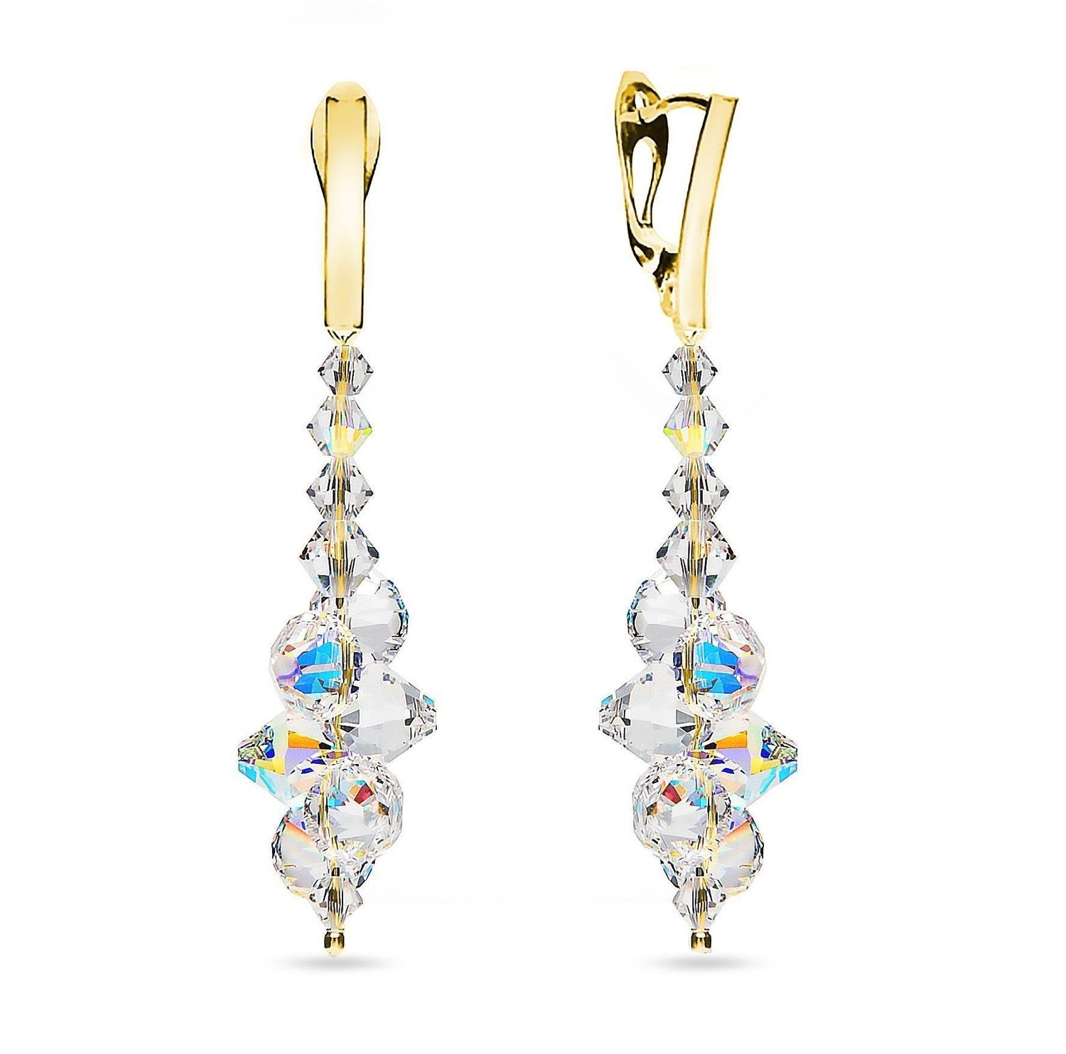 Kolczyki ślubne Spark z kryształkami Swarovski KWG63015301AB.jpeg