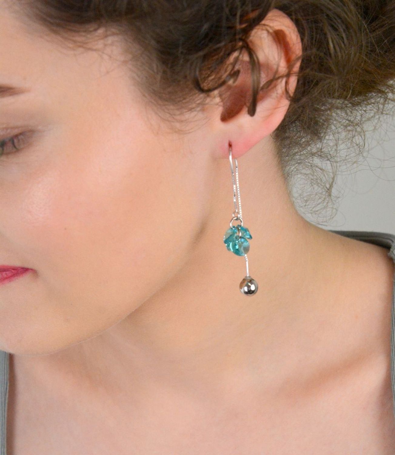 Kolczyki Srebrne Spark Swarovski Vinber Light Turquoise KWKL6428LTU.jpg