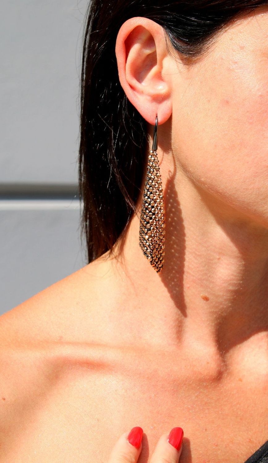 Kolczyki Chic Rose Gold KWMESH18RG.jpg