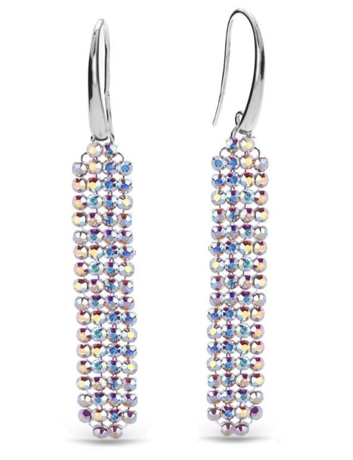Kolczyki Srebrne Swarovski Wiszące Classy KWMESH4AB. Kolczyki srebrne Swarovski. Kolczyki wiszące. Kolczyki z kryształkami Swarovskiego. Kolczyki długie wiszące. Kolczyki Swarovskiego idealne na prezent.jpg