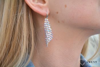 Kolczyki Srebrne Spark Swarovski Small Chic Aurore Boreale KWMESH9AB ✓Srebrne Kolczyki Damskie w Sklepie z Biżuterią zegarki-diament.pl✓Piękne i Eleganckie Kolczyki dla Kobiet✓Prawdziwe Srebr (1).JPG