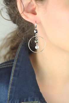 Kolczyki Srebrne Spark Swarovski KWRD1122SS29HBD1 Circlet Jet Hematite Black Diamond Crystal. Kolczyki na prezent. Kolczyki dla kobiety Spark.  (5).JPG