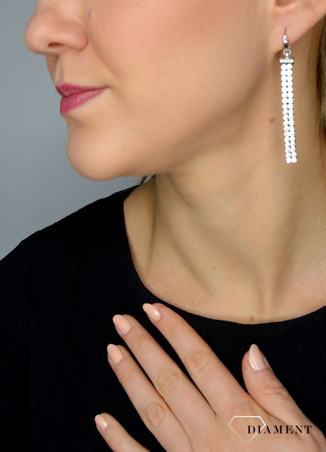 Kolczyki Stripe KWTMESH2CZC.jpg