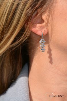 Kolczyki Srebrne Spark Swarovski Sharp Small Aurore Boreale KWZMESH2AB✓Srebrne Kolczyki Damskie w Sklepie z Biżuterią zegarki-diament (2).JPG