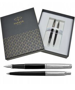 Zestaw Parker Jotter Duo – pióro wieczne i długopis czarny z grawerem gratis.jpg